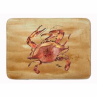 Carolines Treasures  8154RUG Cooked Crab Sandy Beach Machine Washable Memory Foa