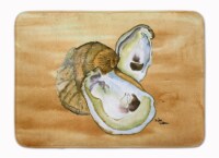 Carolines Treasures  8160-RUG Oyster Machine Washable Memory Foam Mat