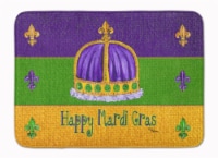 Carolines Treasures  8385RUG Mardi Gras Machine Washable Memory Foam Mat