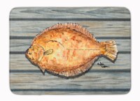 Carolines Treasures  8495-RUG Fish Flounder Machine Washable Memory Foam Mat