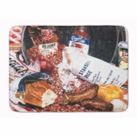 Carolines Treasures 8536RUG Red Beans and Rice Machine Washable Memory Foam Mat