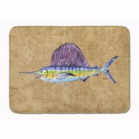 Carolines Treasures  8813RUG Swordfish Machine Washable Memory Foam Mat