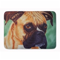 Boxer by Tanya and Craig Amberson Machine Washable Memory Foam Mat