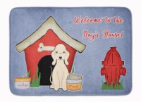 Dog House Collection Bedlington Terrier Sandy Machine Washable Memory Foam Mat