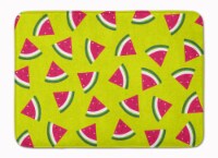 Carolines Treasures BB5151RUG Watermelon on Lime Green Machine Washable Memory