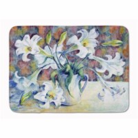 Carolines Treasures GFGO0014RUG Easter Lillies Machine Washable Memory Foam Mat