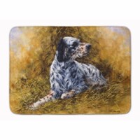English Setter by Michael Herring Machine Washable Memory Foam Mat