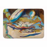 Carolines Treasures JMK1099RUG Big Crab Claw Blue Crab Machine Washable Memory