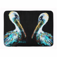 Carolines Treasures MW1164RUG Dressed in Black Pelican Machine Washable Memory