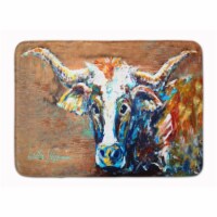 Carolines Treasures MW1165RUG On the Loose Brown Cow Machine Washable Memory Fo