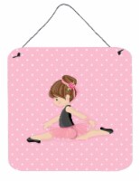 Carolines Treasures BB5174DS66 Ballerina Brunette Jete Wall or Door Hanging Pri