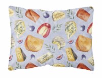 Carolines Treasures  BB5198PW1216 Assortment of Cheeses Canvas Fabric Decorative