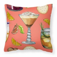 Carolines Treasures BB5201PW1818 Drinks and Cocktails Salmon Fabric Decorative