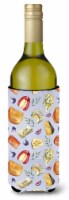 Carolines Treasures  BB5198LITERK Assortment of Cheeses Wine Bottle Hugger