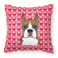 Carolines Treasures  BB5293PW1414 Boxer Fabric Decorative Pillow