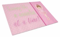 Carolines Treasures BB5396LCB Ballet in 8 Counts Brunette Glass Cutting Board L