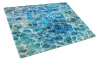 Carolines Treasures BB5365LCB Summer Under Water Glass Cutting Board Large
