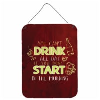 Carolines Treasures  BB5425DS1216 Start Drinking in the Morning Wall or Door Han