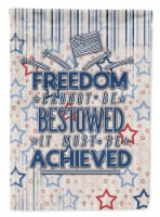 Carolines Treasures BB5443GF Freedom Must be Achieved Garden Flag