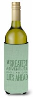 Carolines Treasures  BB5452LITERK Greatest Adventure Lies Ahead Wine Bottle Hugg