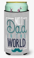 Carolines Treasures  BB5427TBC No 1 Dad in the World Tall Boy Hugger