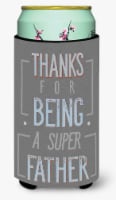 Carolines Treasures  BB5428TBC Thanks Super Father Tall Boy Hugger