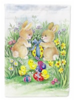 Carolines Treasures APH0685GF Brown Easter Bunnies with Eggs Garden Flag