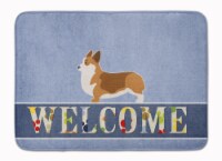 Carolines Treasures  BB5524RUG Corgi Welcome Machine Washable Memory Foam Mat