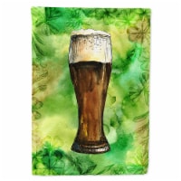 Carolines Treasures  BB5760CHF Irish Beer Dark Flag Canvas House Size