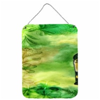 Carolines Treasures  BB5765DS1216 Irish Whiskey Bottle Wall or Door Hanging Prin