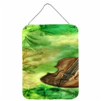Carolines Treasures  BB5766DS1216 Irish Whiskey and Music Wall or Door Hanging P