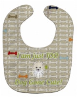 Carolines Treasures BB5776BIB Too Cute Pomeranian Baby Bib