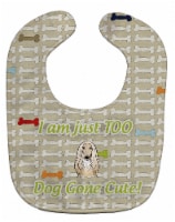 Carolines Treasures BB5813BIB Too Cute Afghan Hound Baby Bib