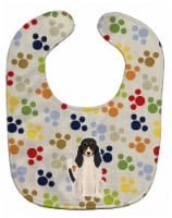Carolines Treasures BB5873BIB Pawprints Swiss Hound Baby Bib