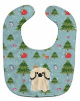 Carolines Treasures BB4766BIB Christmas Pekingnese Cream Baby Bib