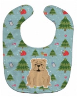 Carolines Treasures BB4784BIB Christmas English Bulldog Fawn Baby Bib
