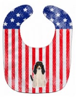 Carolines Treasures BB3039BIB Patriotic USA Swiss Hound Baby Bib