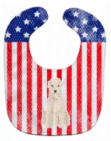 Carolines Treasures BB3056BIB Patriotic USA Soft Coated Wheaten Terrier Baby Bib