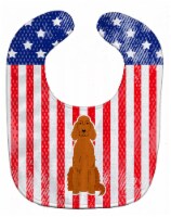 Carolines Treasures BB3059BIB Patriotic USA Irish Setter Baby Bib