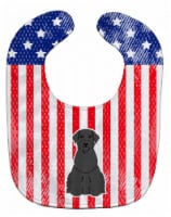 Carolines Treasures BB3061BIB Patriotic USA Giant Schnauzer Baby Bib