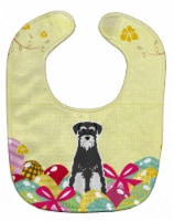 Carolines Treasures BB6033BIB Easter Eggs Standard Schnauzer Salt & Pepper Baby Bib