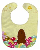 Carolines Treasures BB6050BIB Easter Eggs Caucasian Shepherd Dog Baby Bib