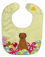 Carolines Treasures BB6082BIB Easter Eggs Briard Brown Baby Bib