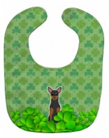 Carolines Treasures BB6169BIB Manchester Terrier Shamrocks Baby Bib