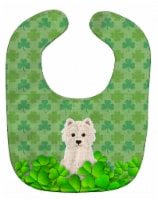 Carolines Treasures BB6183BIB Westie Shamrocks Baby Bib