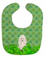 Carolines Treasures BB6211BIB Poodle White Shamrocks Baby Bib