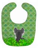 Carolines Treasures BB6253BIB Chinese Crested Black Shamrocks Baby Bib