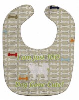 Carolines Treasures BB6532BIB Polish Tatra Sheepdog Dog Gone Cute Baby Bib