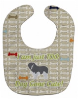 Carolines Treasures BB6537BIB Polish Lowland Sheepdog Dog Dog Gone Cute Baby Bib
