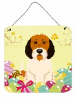 Easter Eggs Petit Basset Griffon Veenden Wall or Door Hanging Prints